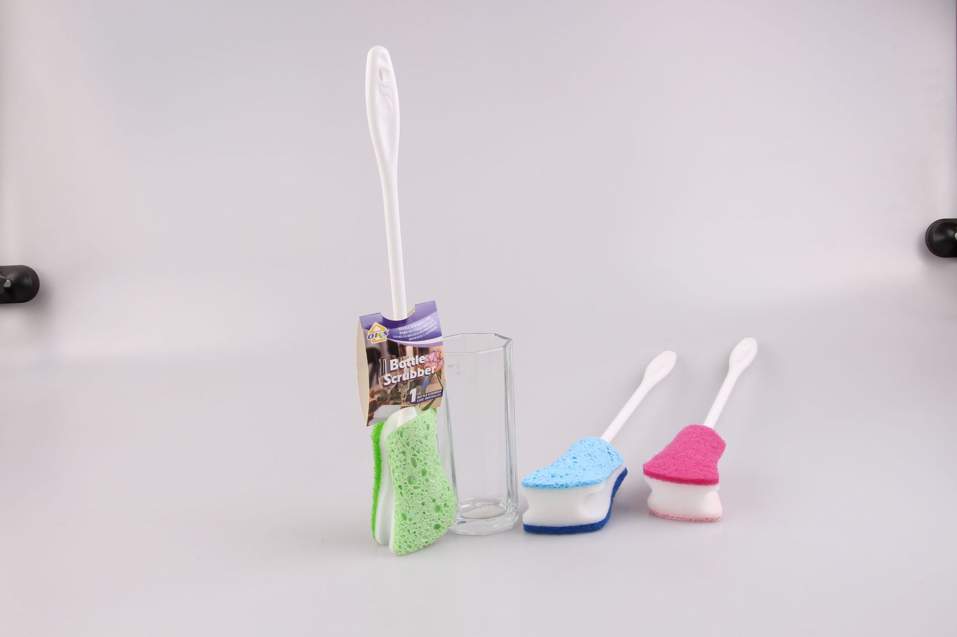 厂家批发木桨绵锅刷杯刷双面洗碗海绵擦清洁海绵块浴缸刷钢丝球O详情8