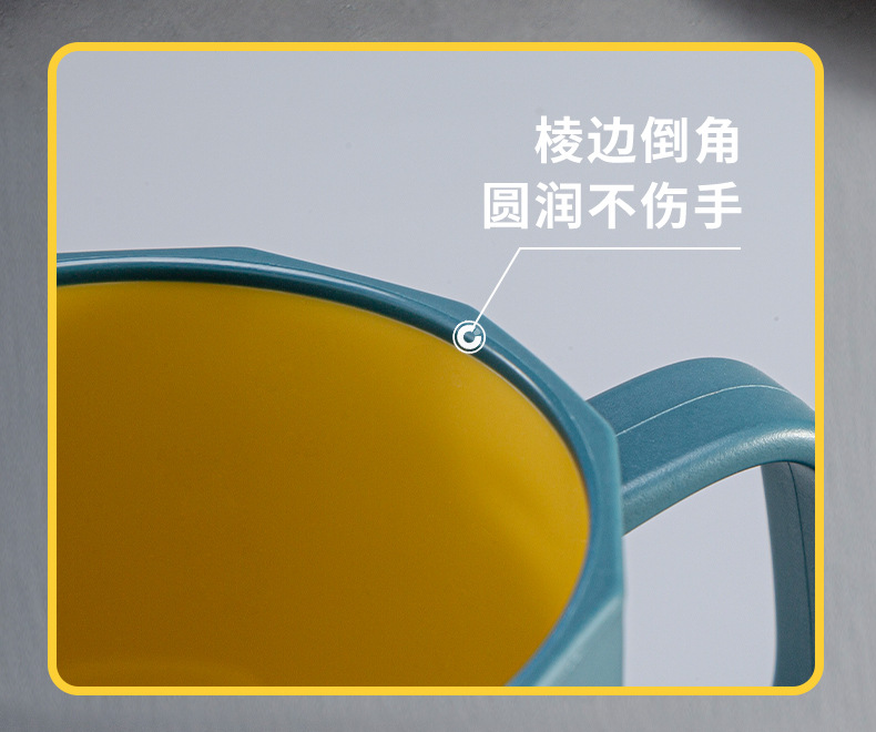 Creative and cute mouthwash cup, simple toothbrush cup, portable home for dormitories, student couple washbasin cup, handle tooth bucket pic 6