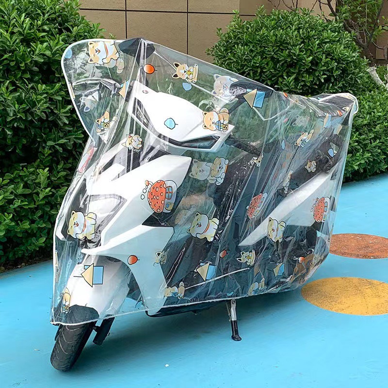 PEVA transparent printed car cover printing film, battery, electric vehicle, motorcycle rain and dust cover, car cover printing film pic 6