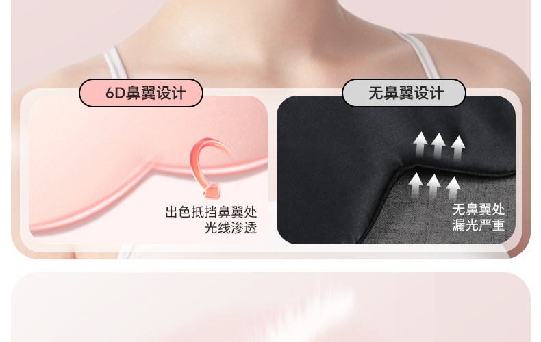 3D立体云朵睡眠眼罩双面冰丝遮光透气缓解眼疲劳不压眼午睡眼罩详情21