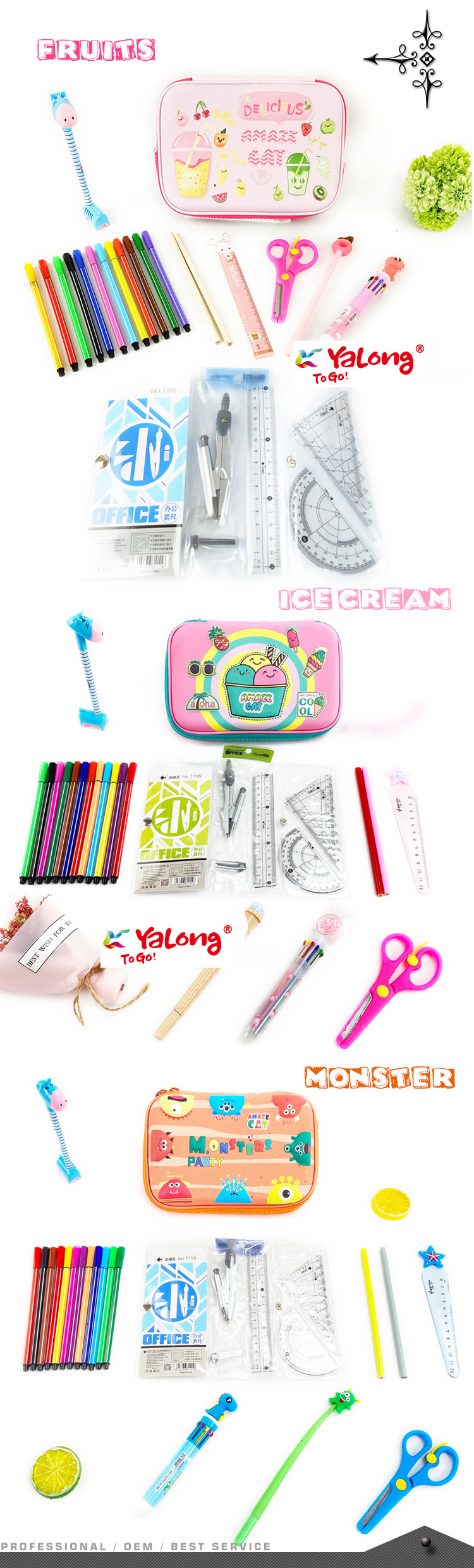Six new cute school supplies, stationery, office and school pencil cases pic 5