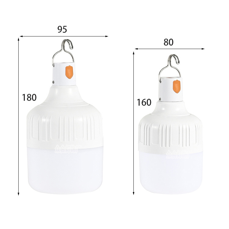 Emergency bulb lamp, power outage emergency household, night market, street stall, outdoor camping, usb charging led bulb with hook pic 5