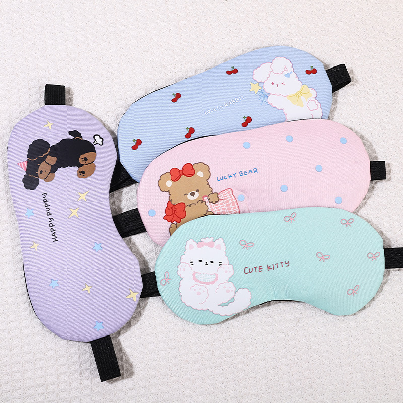 眼罩睡眠眼罩遮光冰敷眼罩独立装可爱卡通学生冰袋眼疲劳护眼罩详情20