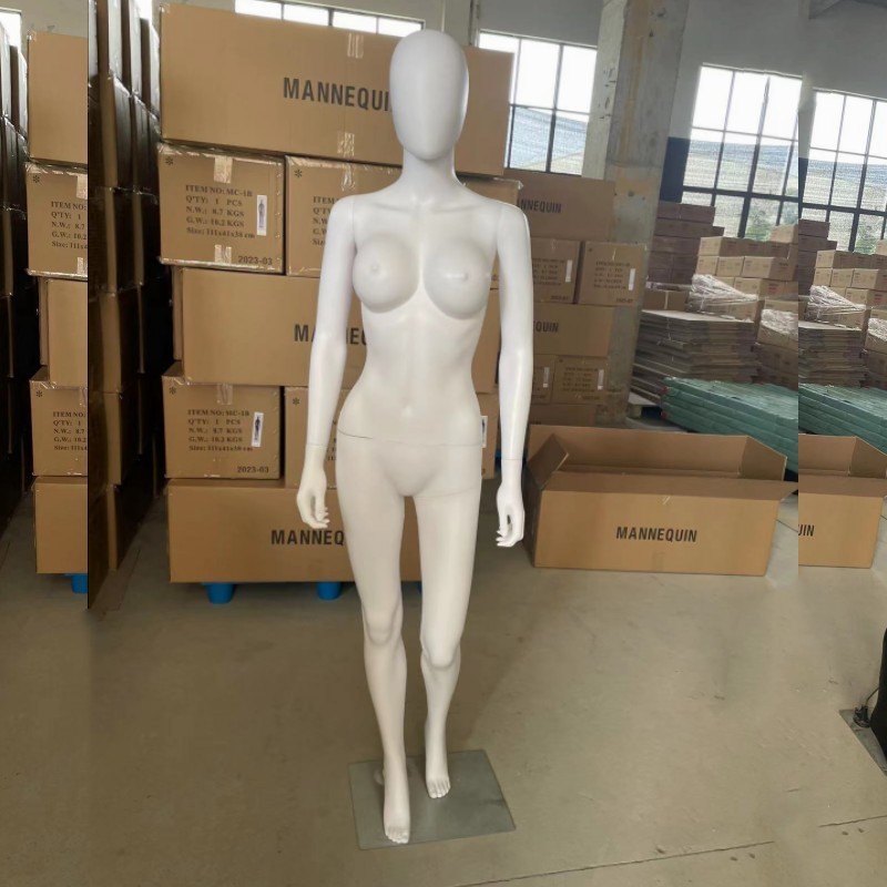 塑料模特白色人体模特女全身模特服装模特道具假人模特橱窗展示架详情12