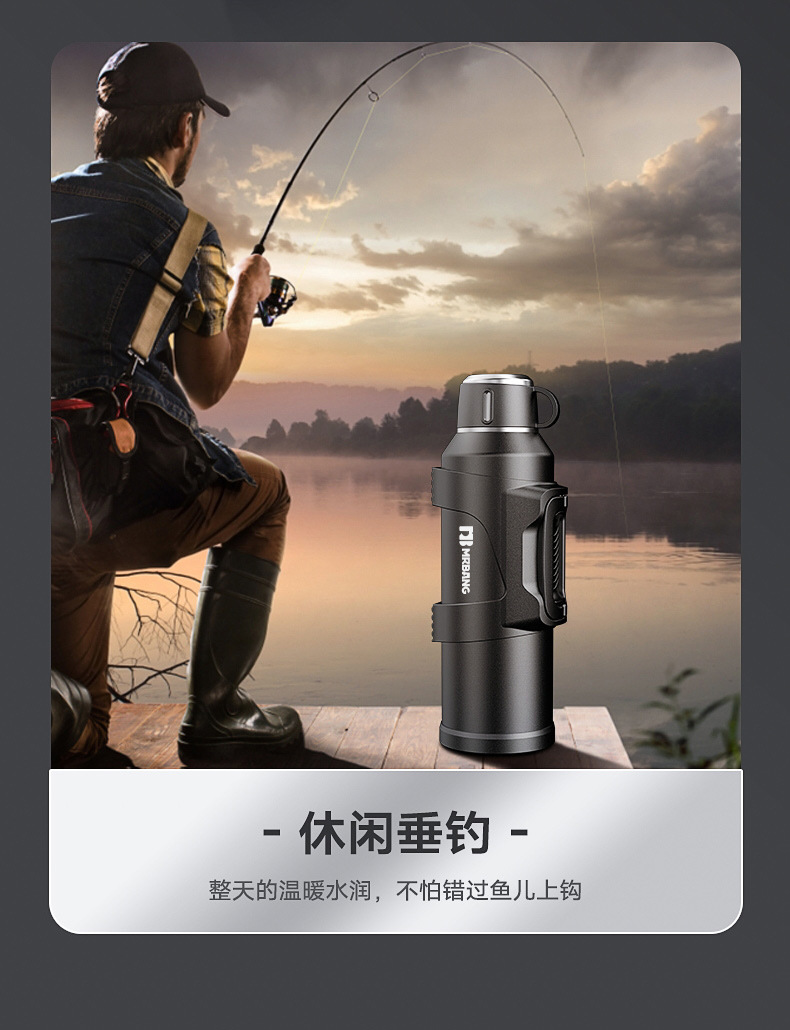 运动保温杯316食品级大容量家用户外加厚不锈钢水杯保温壶便携详情19