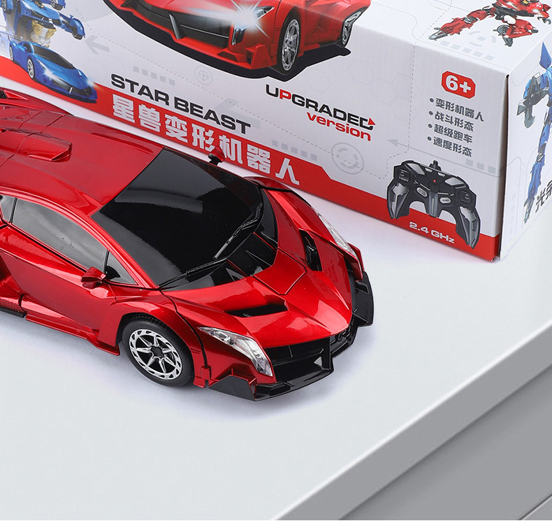 变形遥控汽车六一儿童节礼物玩具男孩四驱赛车金刚手势感应遥控车详情20