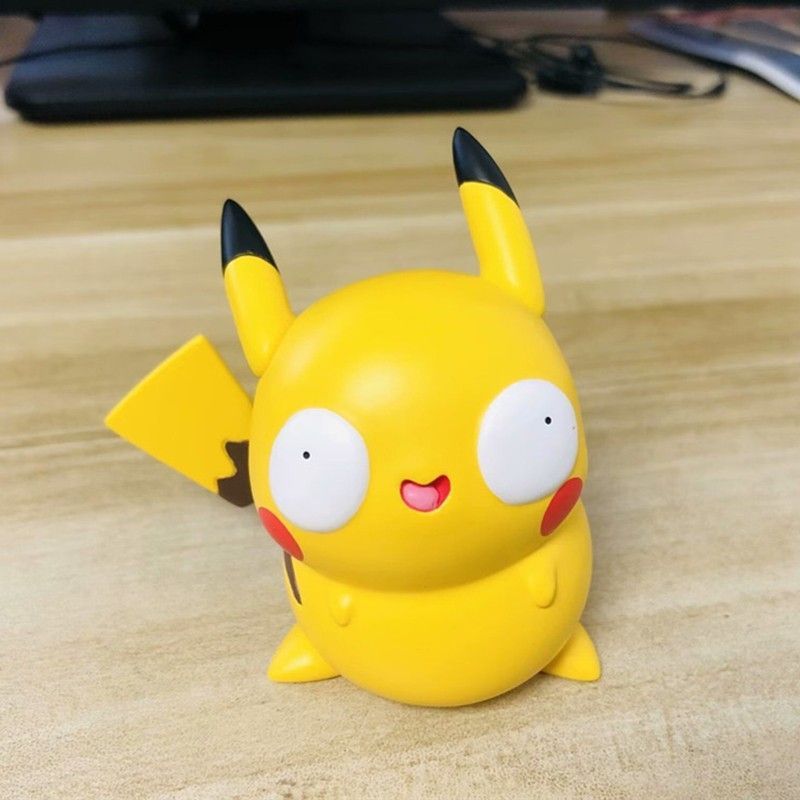 大眼萌傻皮卡丘小摆件杰尼龟可爱火龙桌面御四精灵宝可梦子盲盒详情7
