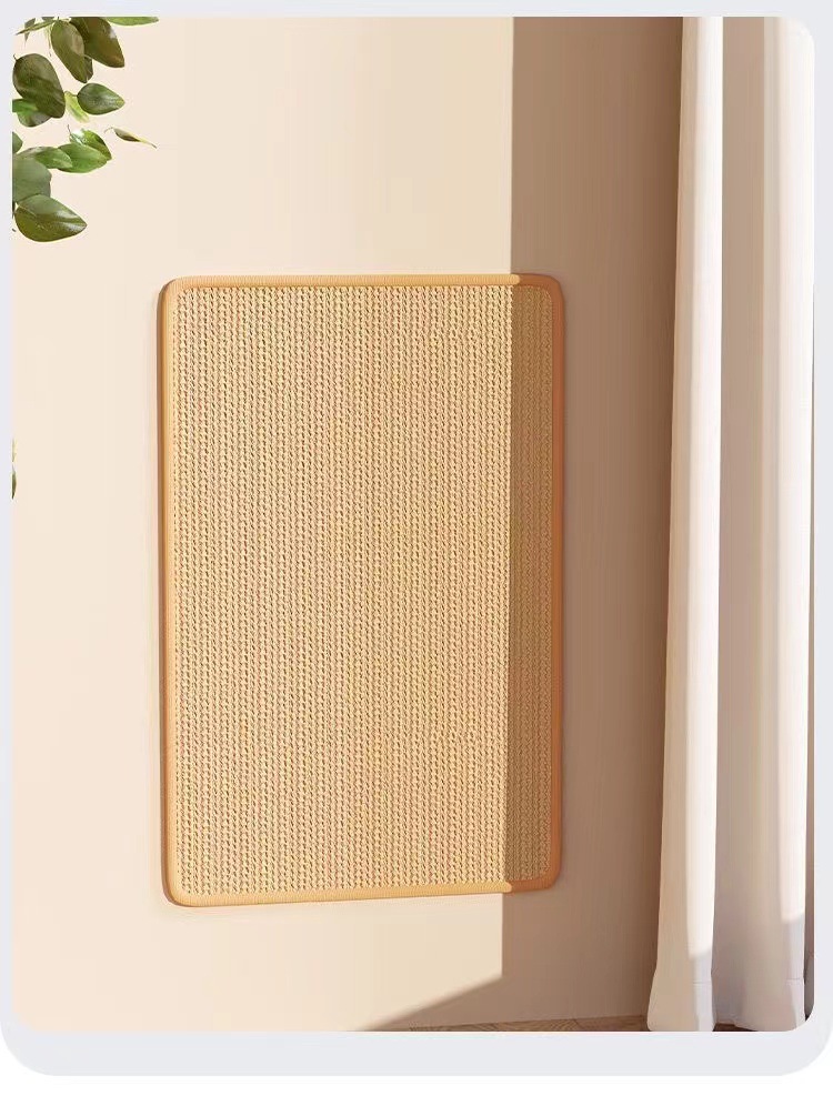 Sisal cat scratch board, cat scratch pad, non-shedding, vertical wall-mounted cat paw board, scratch-resistant and wear-resistant pet pad, pet supplies pic 12