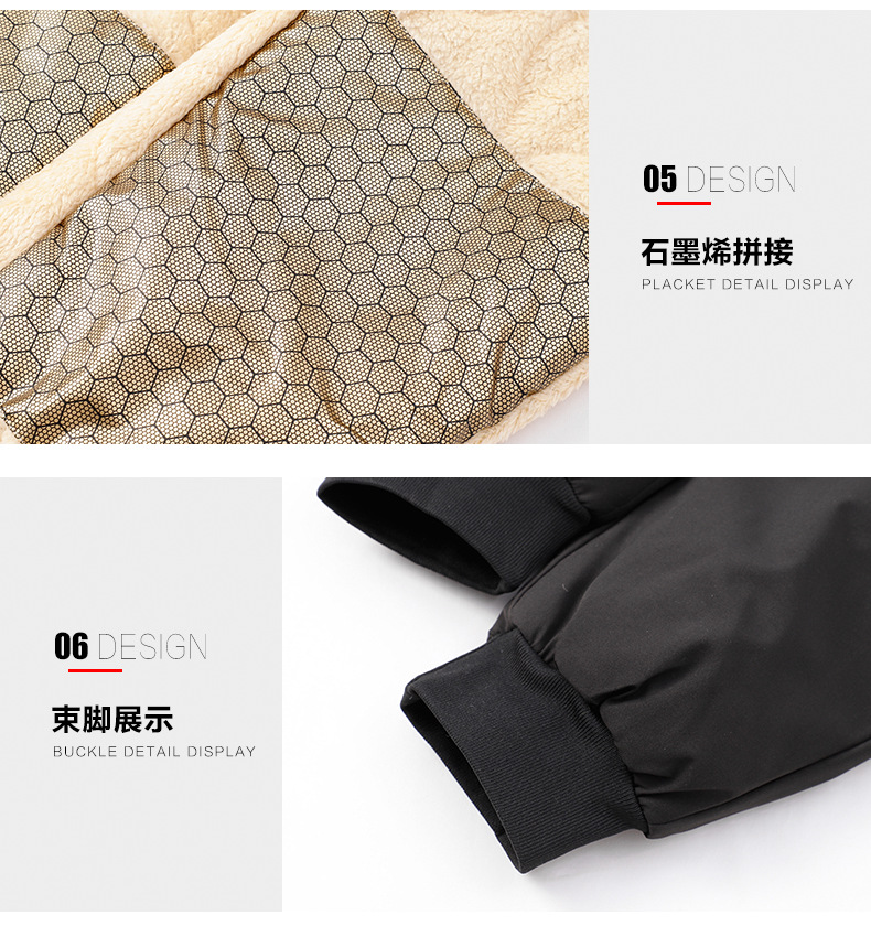 秋冬款加绒加厚羊羔绒加大加肥保暖御寒科技升温裤子休闲棉裤直筒详情48