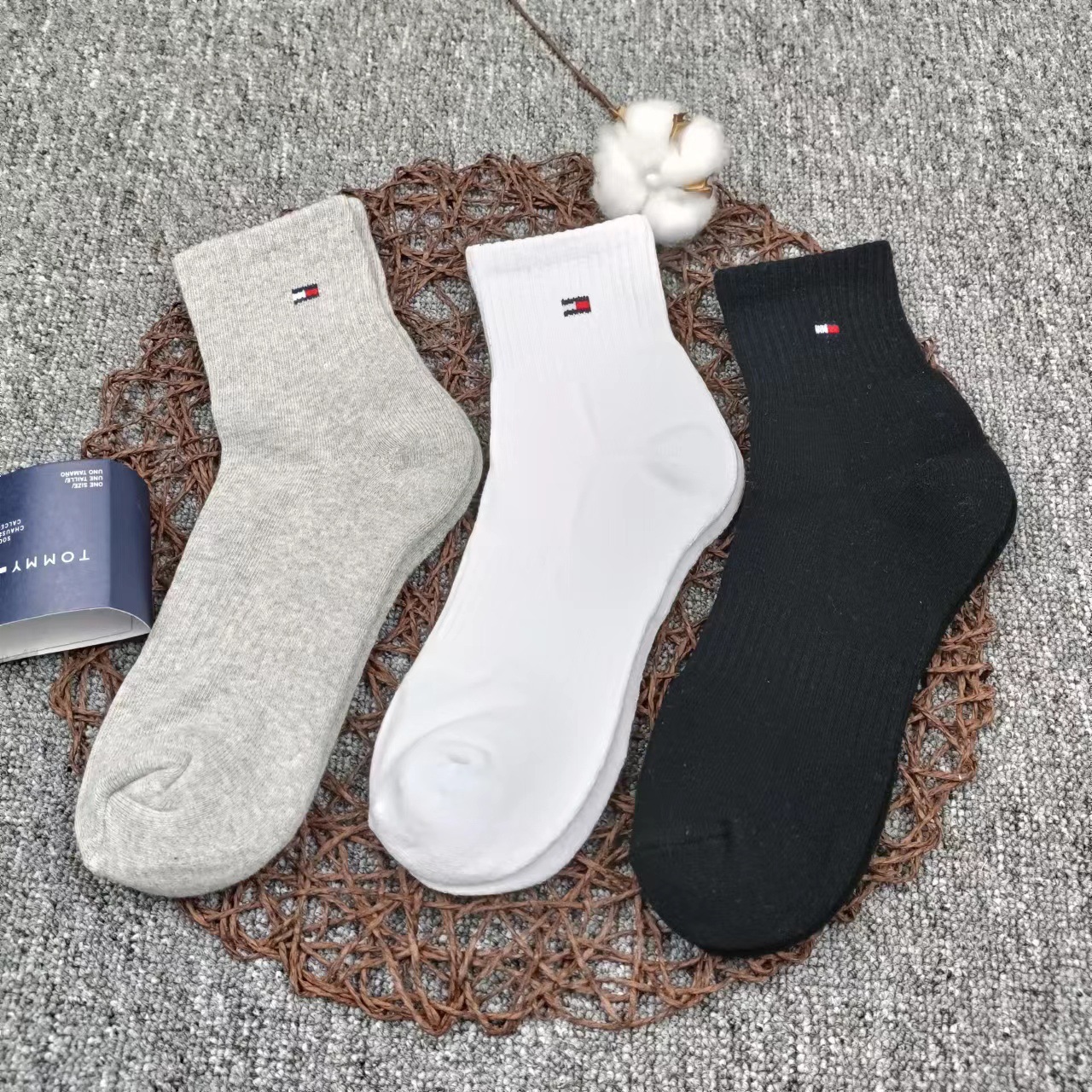 Tomyhifigr男女运动袜加厚毛巾底汤米情侣户外袜托米男女袜批发详情9