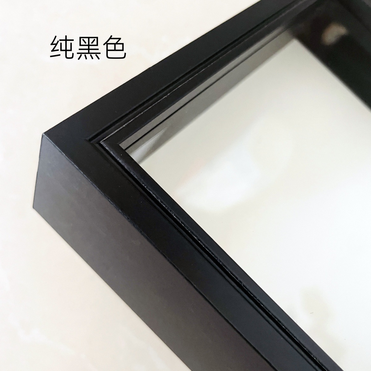 相框中空标本框木质玻璃立体黑色蝴蝶昆虫装裱自装摆台展示画框详情38