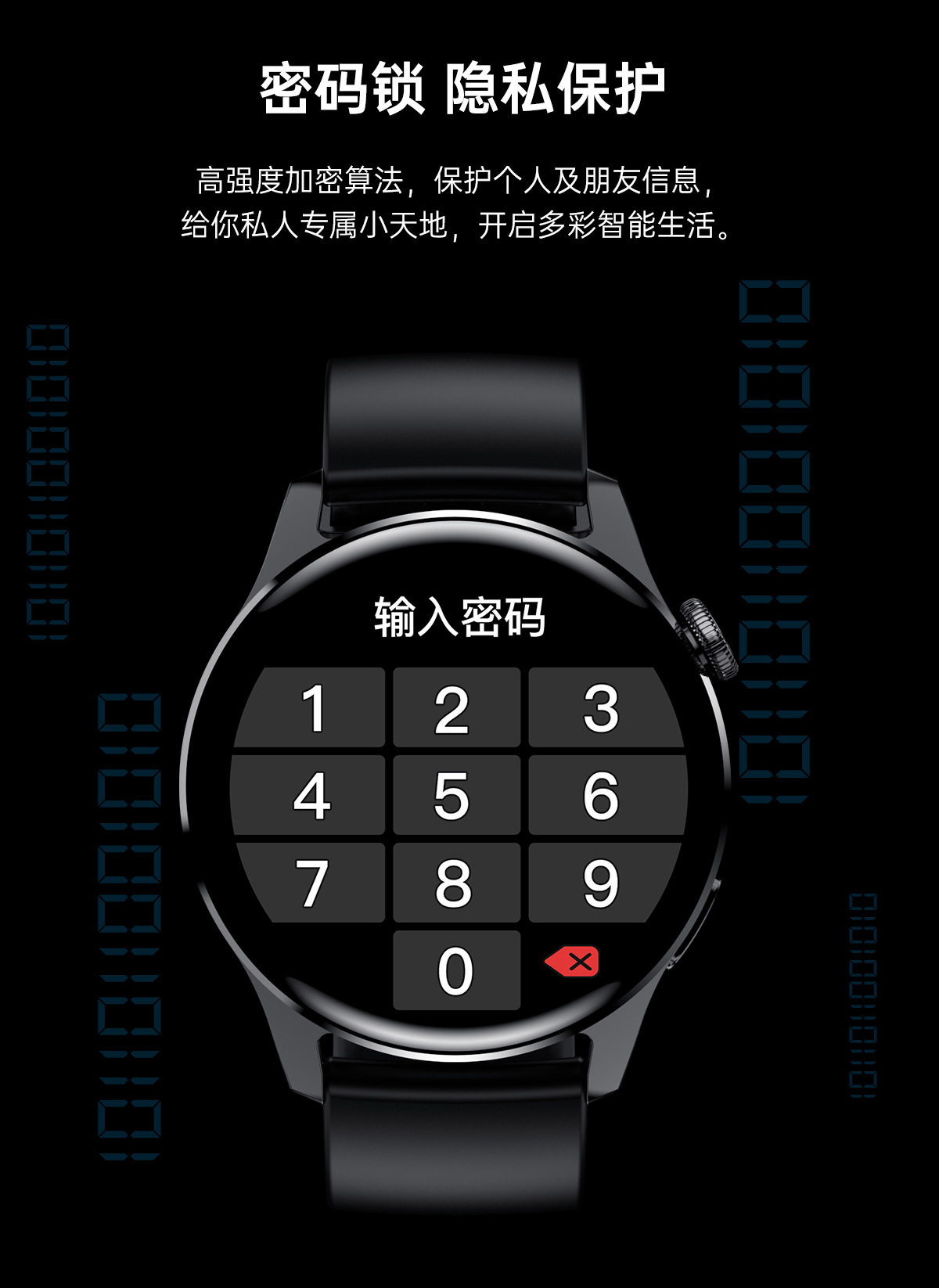 适用于watch3pro智能手表蓝牙通话NFC门禁售后换新运动智能手表详情7