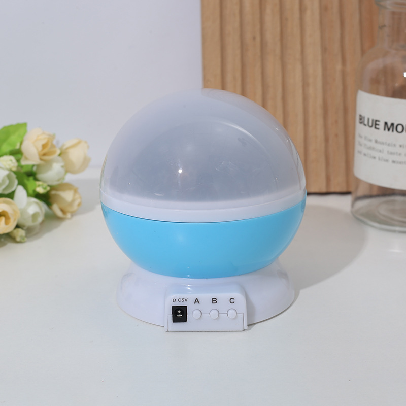 Mini starry sky projection lamp, projector, seven-color rotating night light, starry sky table lamp, foreign trade supply head factory pic 16