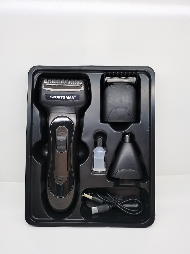 The new three-in-one multi-functional razor nose hair cutting set and USB charging razor are selling well across borders pic 4