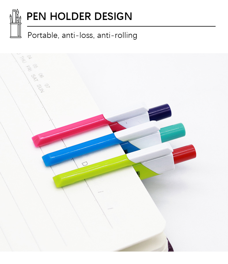 Yalong Cross-border New Design 0.5 color pen barrel high-quality standard office/school medium oil pen Ballpoint pen pic 4