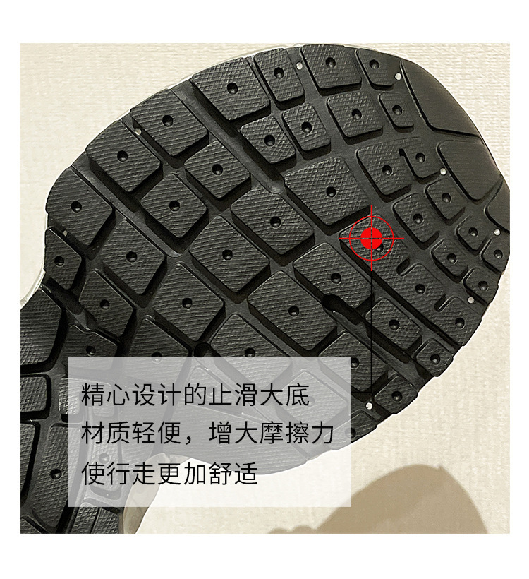 老爹鞋女2025春季新款厚底圆头网面休闲女鞋银色潮牌时尚运动鞋详情8