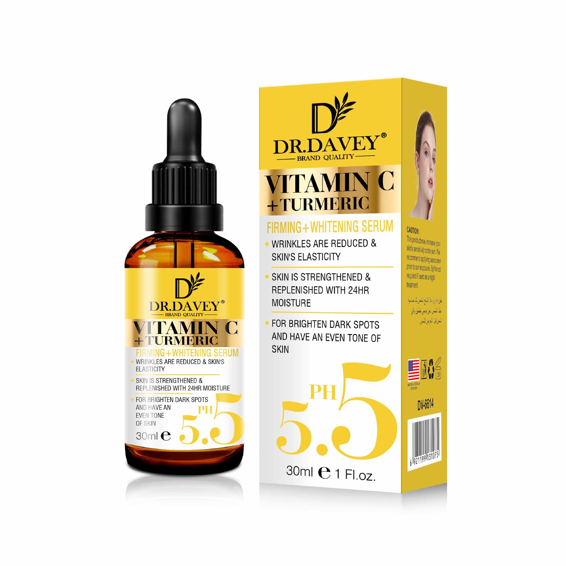 Vitamin C+Turmeric Serum hydrates, moisturizes and shrinks pores pic 5