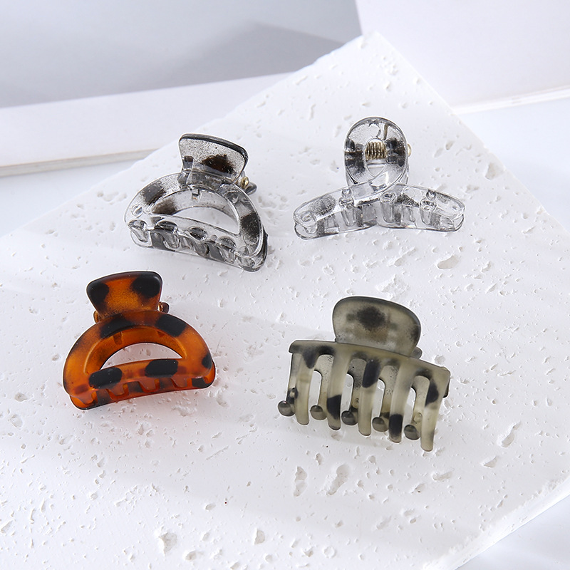 Coffee-colored small hairpin, matte and frosted bangs, hair clipper, small hair clipper for top and side decoration, cross-border hair accessory wholesale pic 10