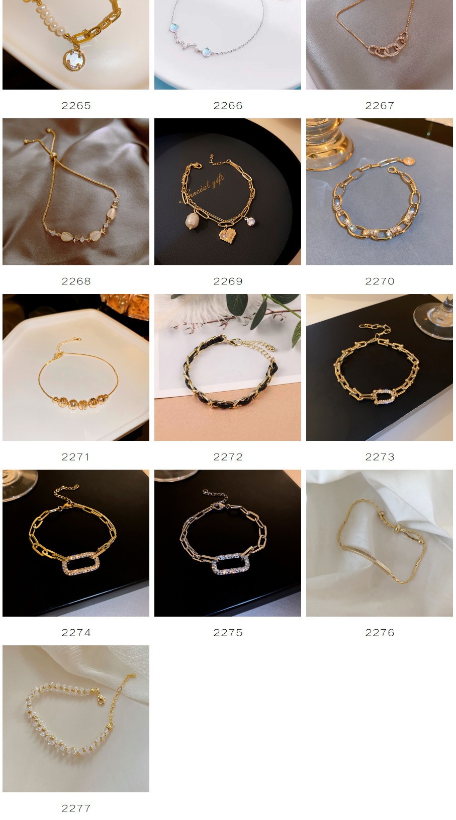 韩国百搭珍珠手链女ins风小众高级感钛钢手镯情侣手链手饰品批发详情45