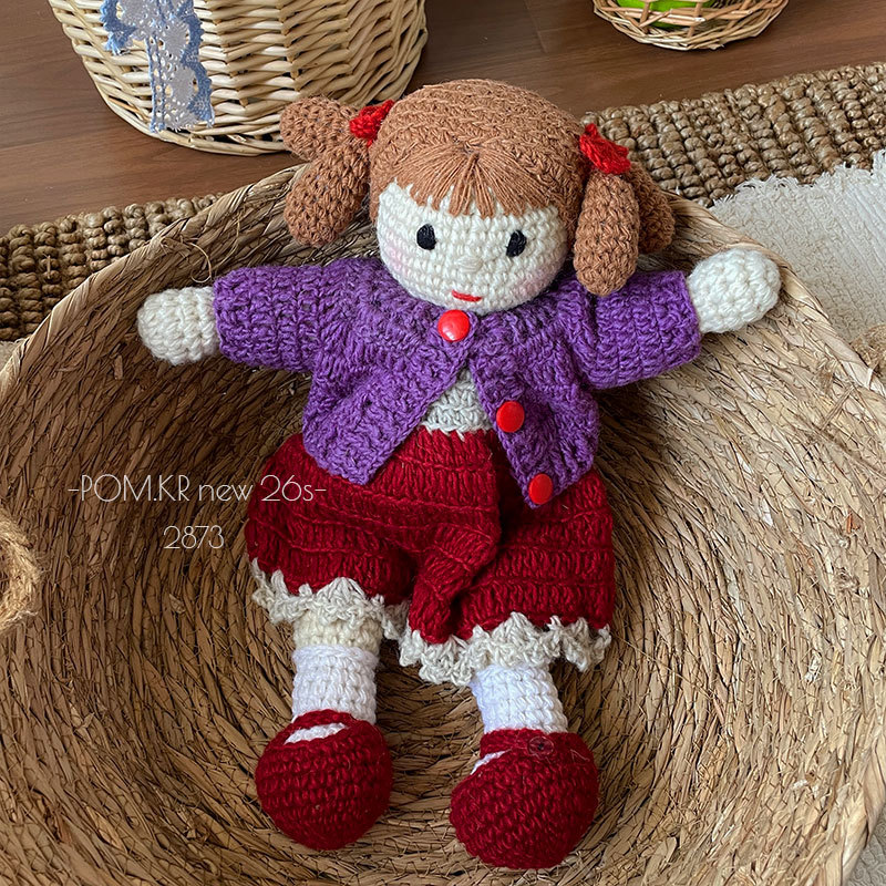 刺绣织绣工艺品手工钩针编织玩偶苏绣宫扇凤冠十字绣布圆形画新中式小马钥匙扣详情6