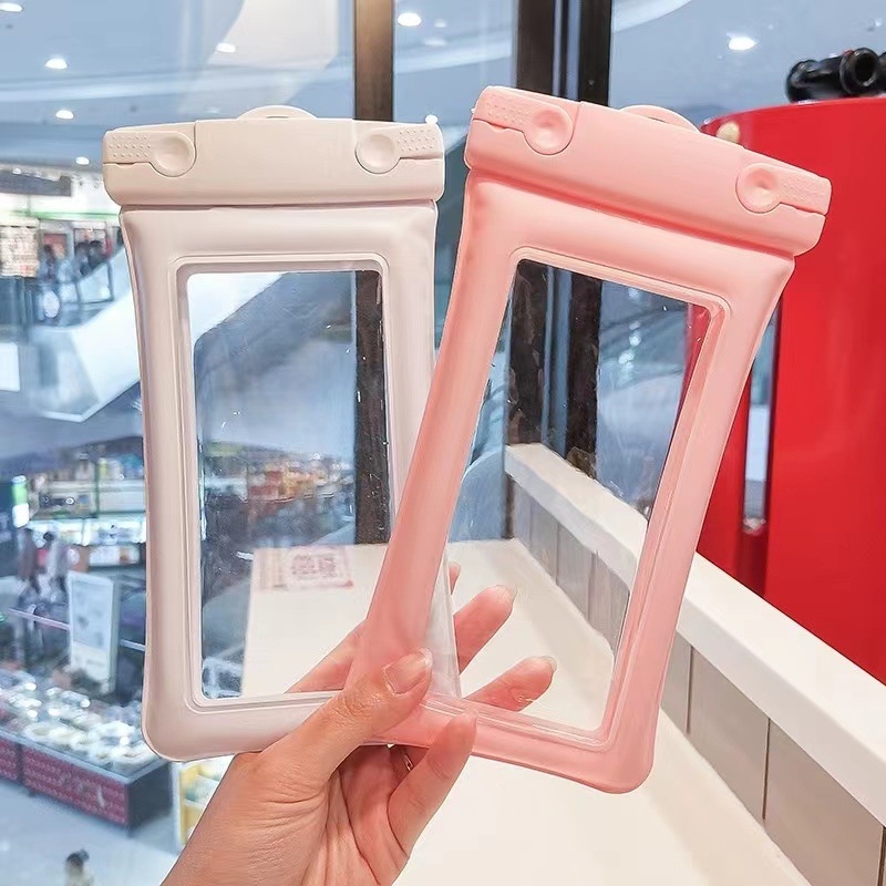 手机防水袋潜水套保护壳触屏游泳华为苹果小米通用外卖骑手密封袋详情3