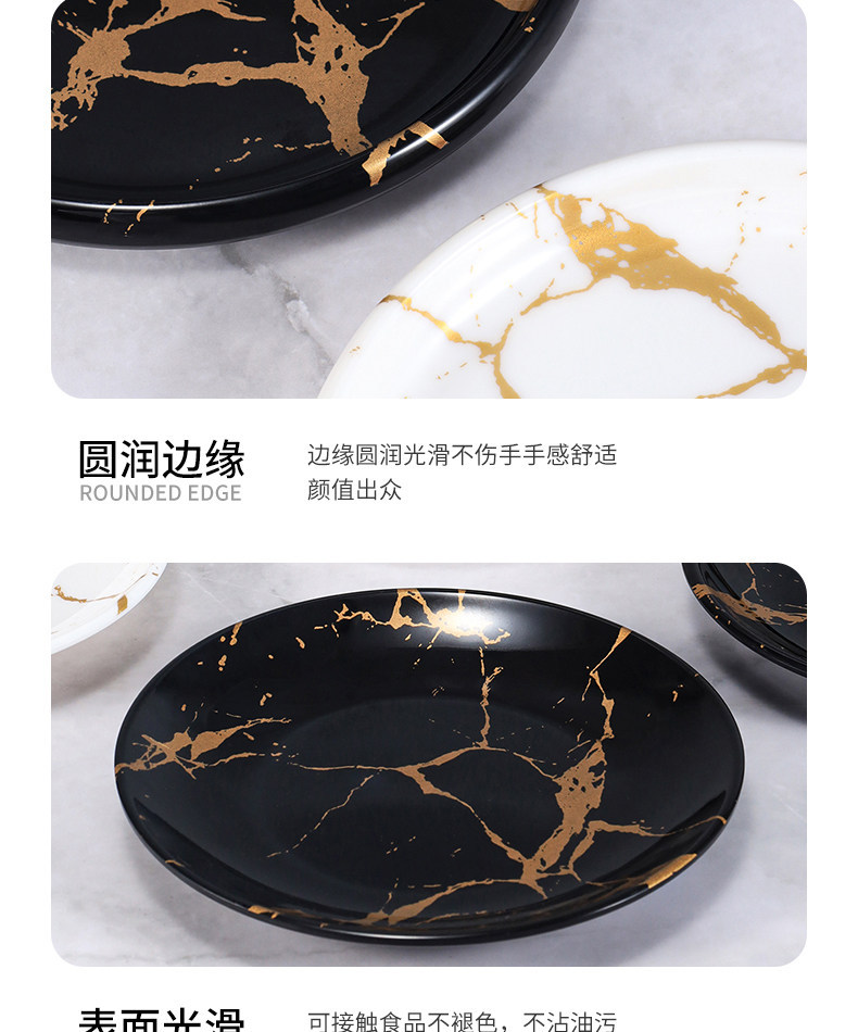 Melamine tableware, imitation porcelain, hotel restaurant bowl and plate sets, hot pot, barbecue, restaurant tables, plastic bowls, plates, cups and spoons, commercial pic 18