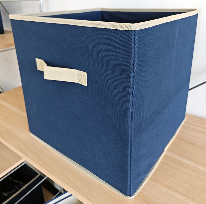 家用无纺布收纳箱布艺收纳整理宿舍可折叠储物盒衣服大号储物箱详情7