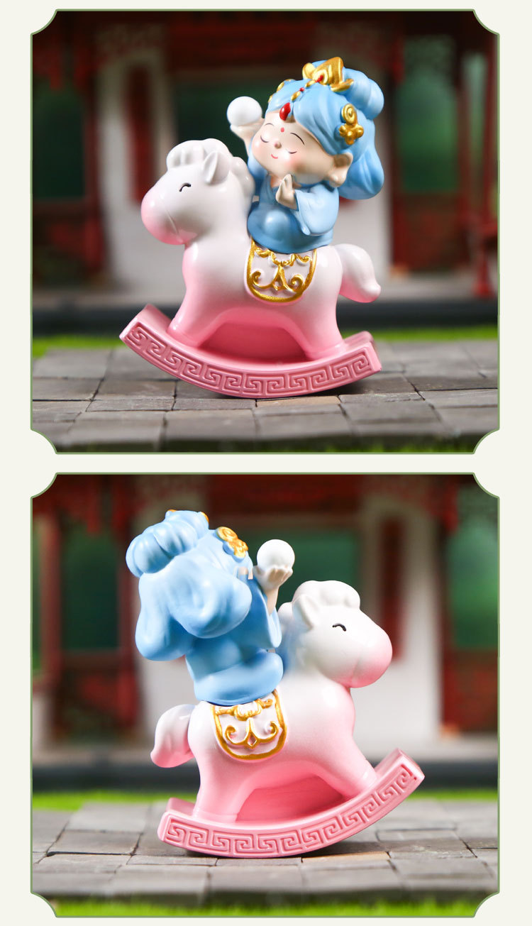 Yunjian Xianma Du Blind Box, trendy tabletop resin decorative figurines, toys, gifts, cute and fun decorative blind boxes pic 10