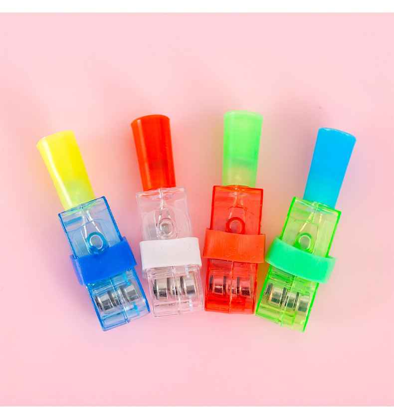 LED发光卡通手指投影灯 手指灯夜市摆地摊货源儿童发光玩具批发详情10