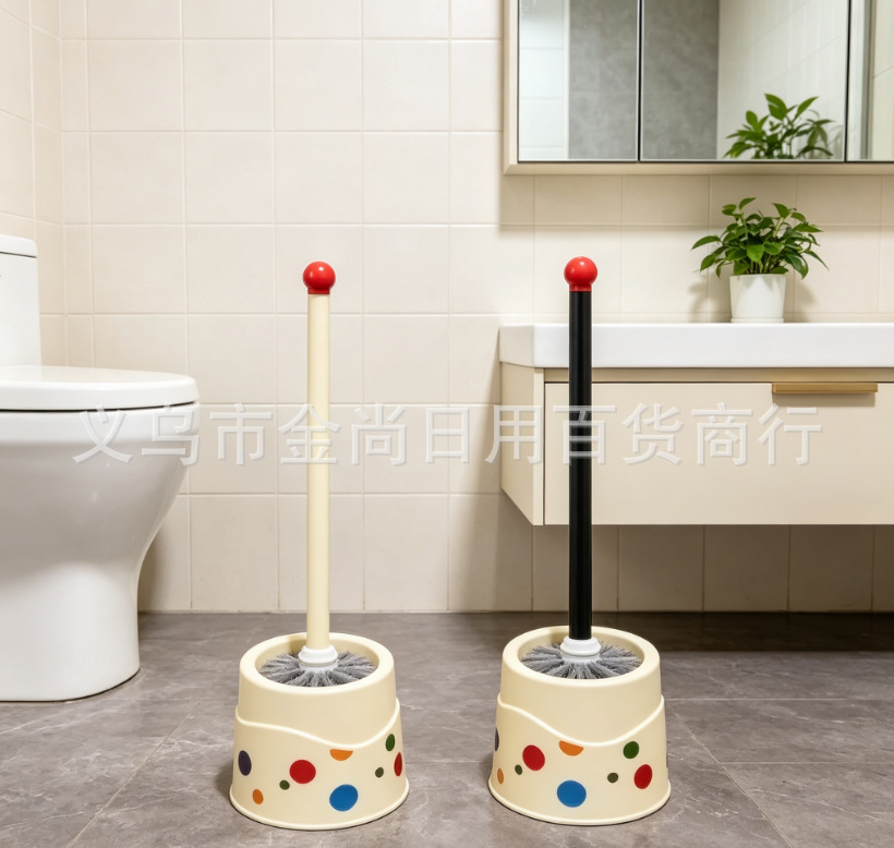 Creative high appearance level toilet brush, no blind spots in the toilet, household bathroom squat toilet, long-handled toilet cleaning brush, cleaning brush wholesale pic 1