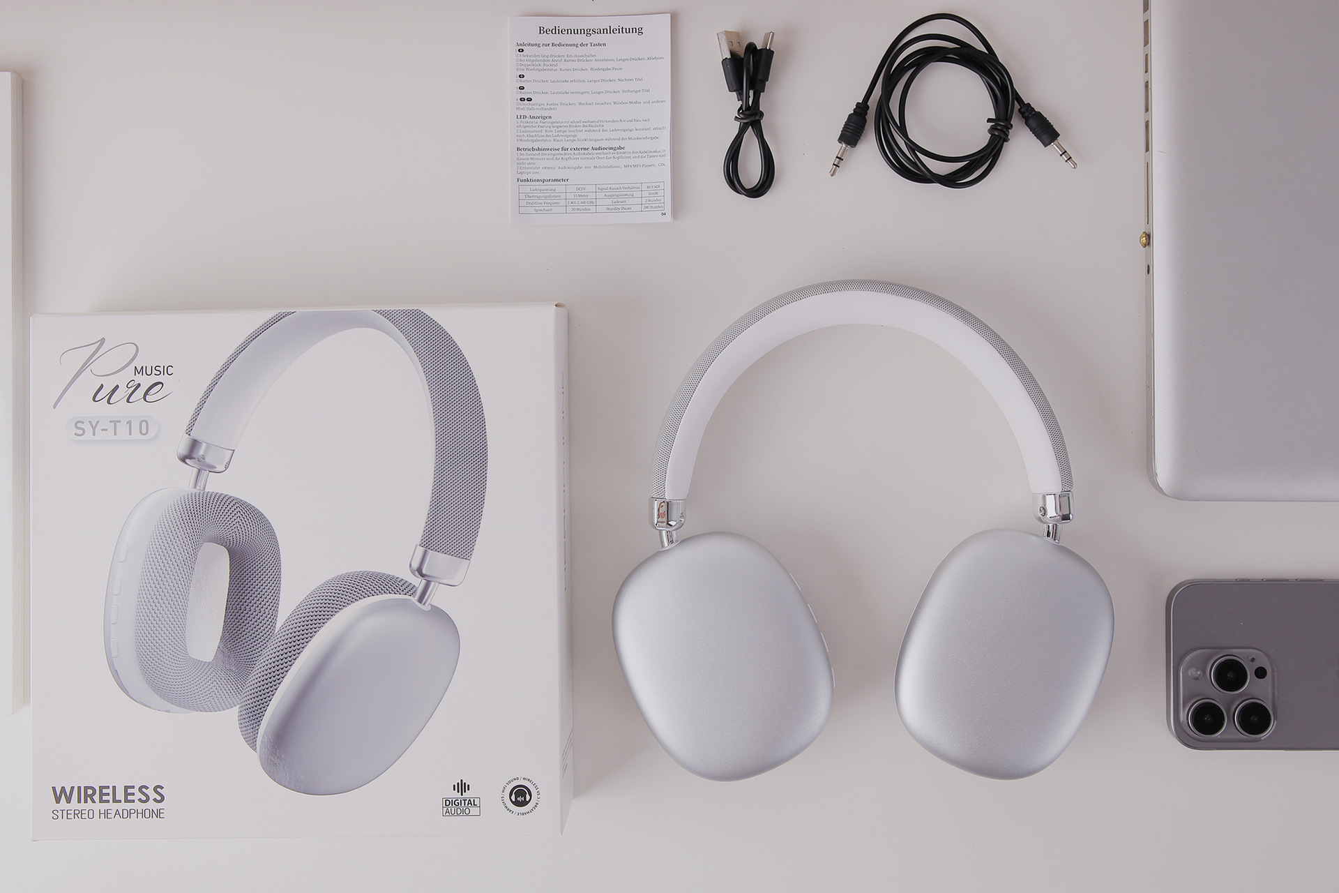 头戴式高端音乐蓝牙耳机不漏音超长续航无线外贸耳麦工厂跨境批发详情23