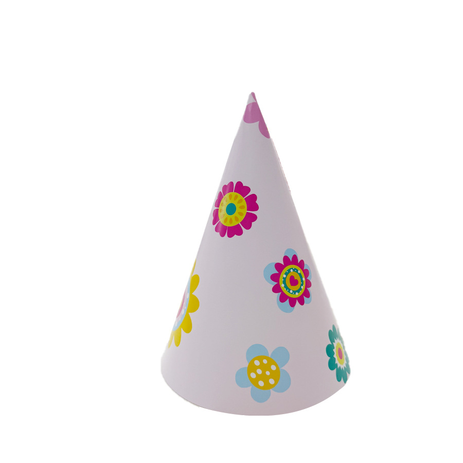 Cumpleaños de los niños transfronterizos conjunto de fiesta temática sombrero de cumpleaños de papel bebé decoración decoración de cumpleaños sombrero de fiesta de cumpleaños pic 7