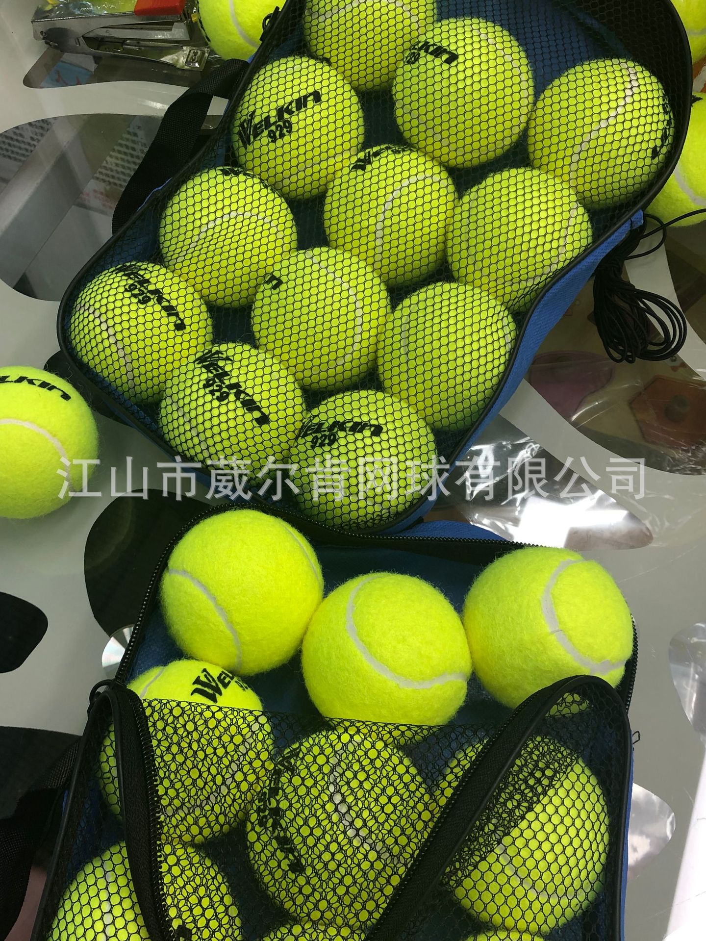 网球12只网袋装训练比赛用羊毛高弹性耐用详情6