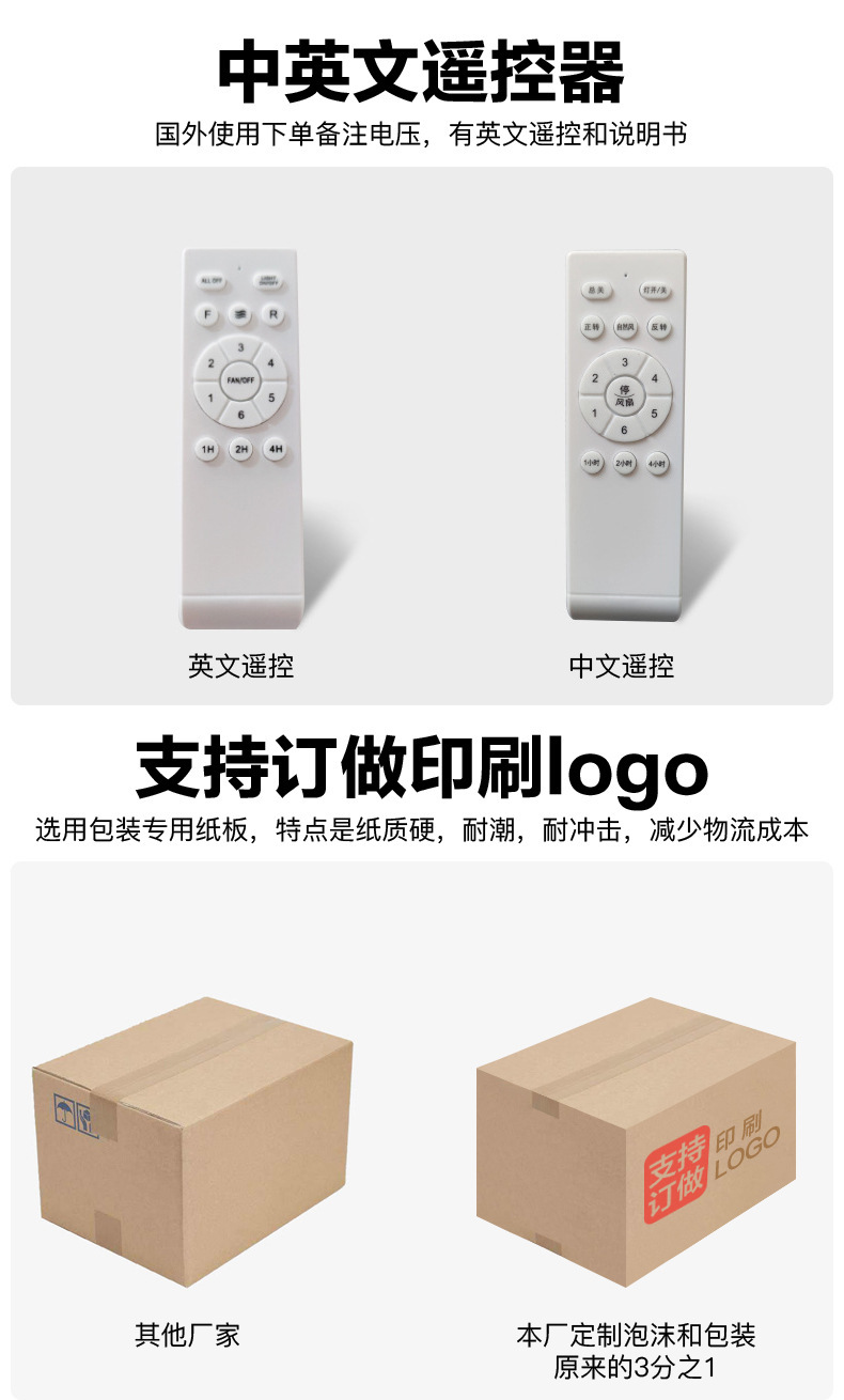 新款隐形吊扇灯餐厅客厅风扇灯家用变频吸顶电扇灯48寸大风力灯具详情36