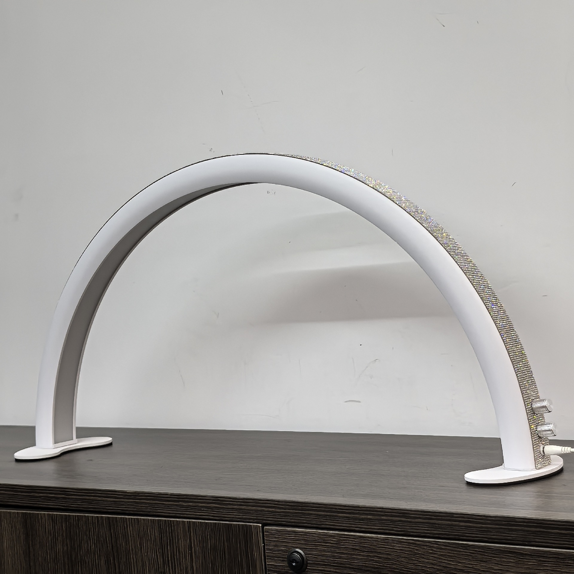 美甲桌面灯 美妆纹绣修甲LED美容院用旋钮  美甲照明半月灯详情5