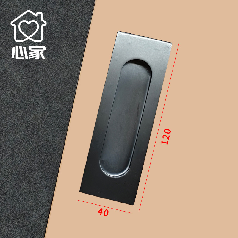 Modern and simple cabinet door hidden handle, drawer hidden embedded handle, wardrobe door factory direct sales hidden handle pic 26