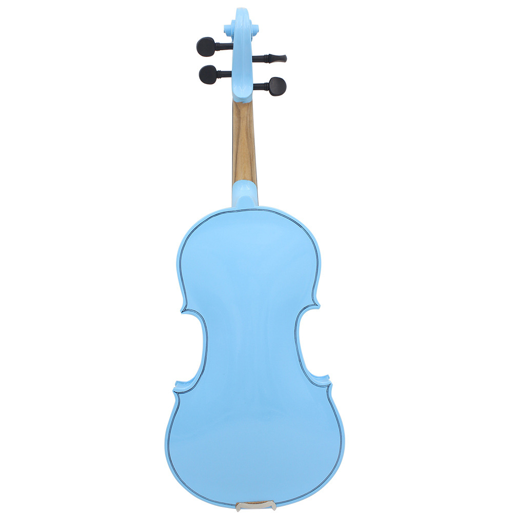 Factory direct sales of colored violins, wooden violins, beginners, adults and children practice solid wood violins (violin) pic 7