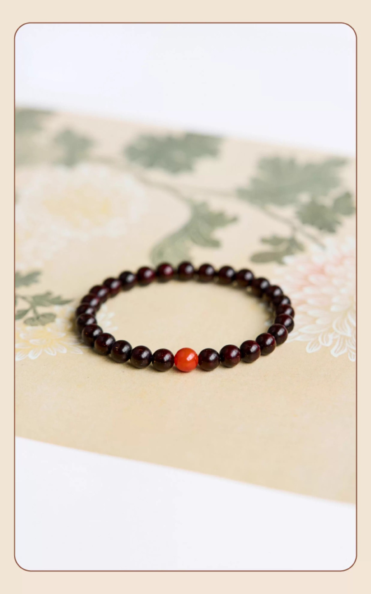 厂家批发印度小叶紫檀手串满金星天然檀香木质手链女高密老料念珠详情12