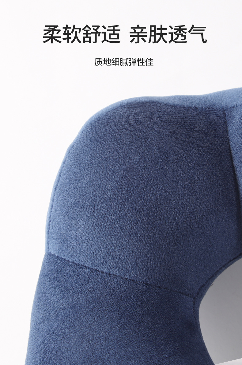 厂家大量现货驼峰u型枕定制LOGO创意PP棉记忆棉u型枕头多功能颈颈详情6