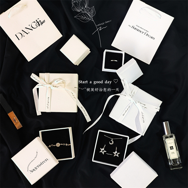 大地纸野陶石陶纸颗粒纸小红书跨境饰品首饰包装盒戒指耳钉手链详情4