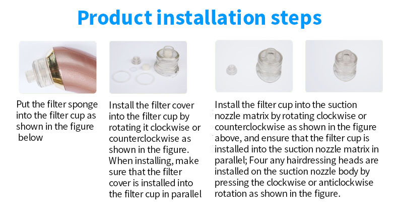 Blackhead suction device, beauty instrument, electric facial cleanser, facial pore cleaner, household blackhead removal wonder, cross-border pic 7