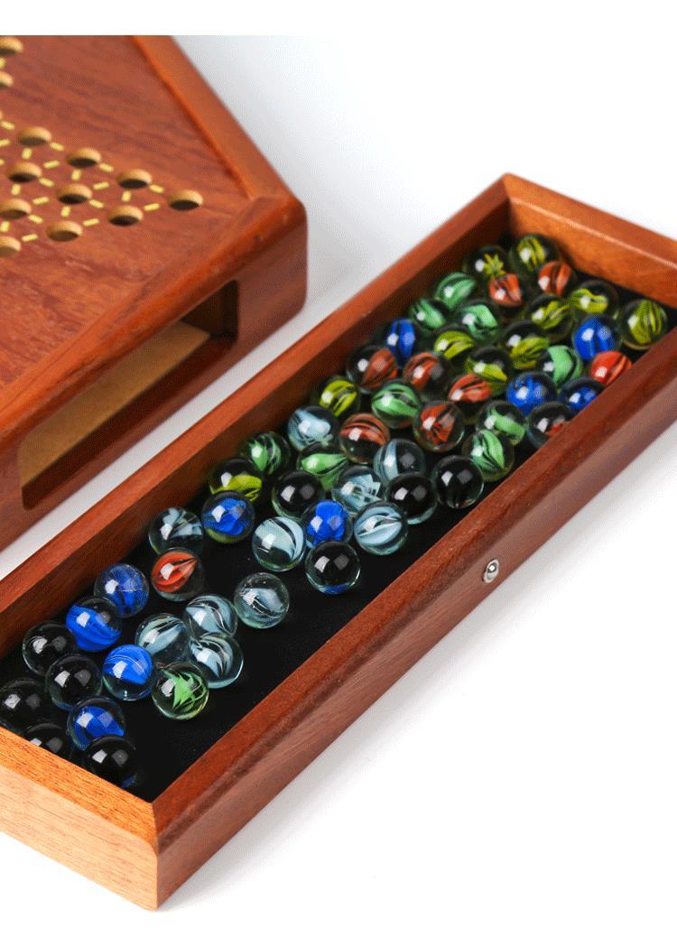 跳棋木质棋盘益智桌游亲子互动厂家直销多款式一件代拼图拼板玩具详情21