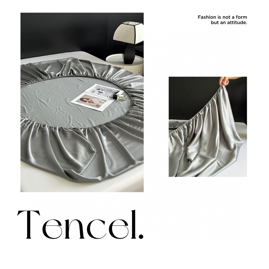 Tencel quilt cover bed cover, single piece, simple and cool summer ice silk bed sheet, suitable for sleeping naked, tatami dust cover pic 26