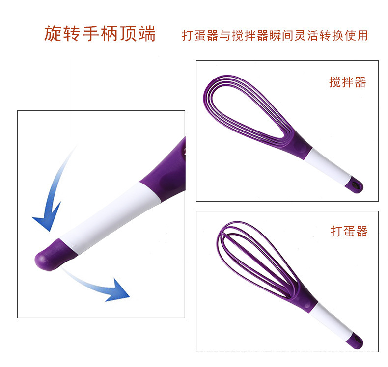 多功能彩色打蛋器手持电动搅拌器厨房用品轻巧易用多色可选详情2