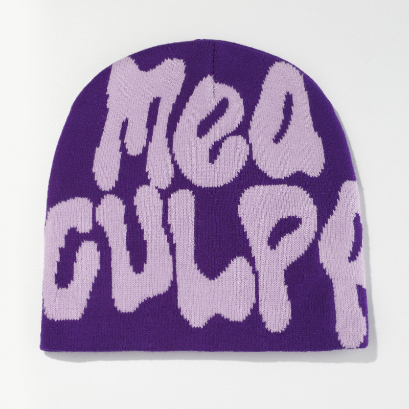 Amazon cross-border bestsellers: knitted hats for men and women, jacquard hats, popular hats from Europe and America, hip-hop hats, letter hats, AliExpress from Europe and America pic 13