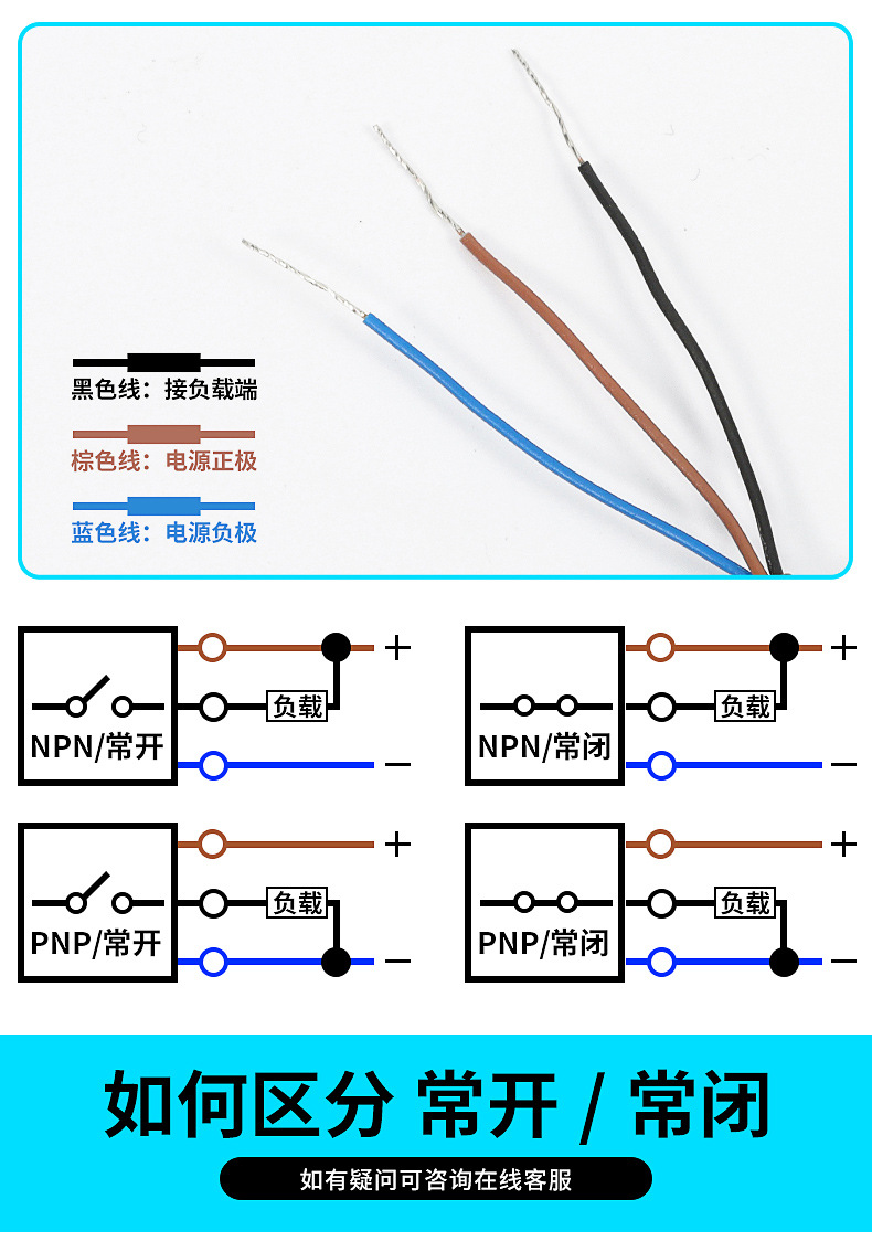 M3 Three-wire micro compact M4 small proximity switch Micro 24v mini metal induction M5 ultra-small proximity switch pic 17