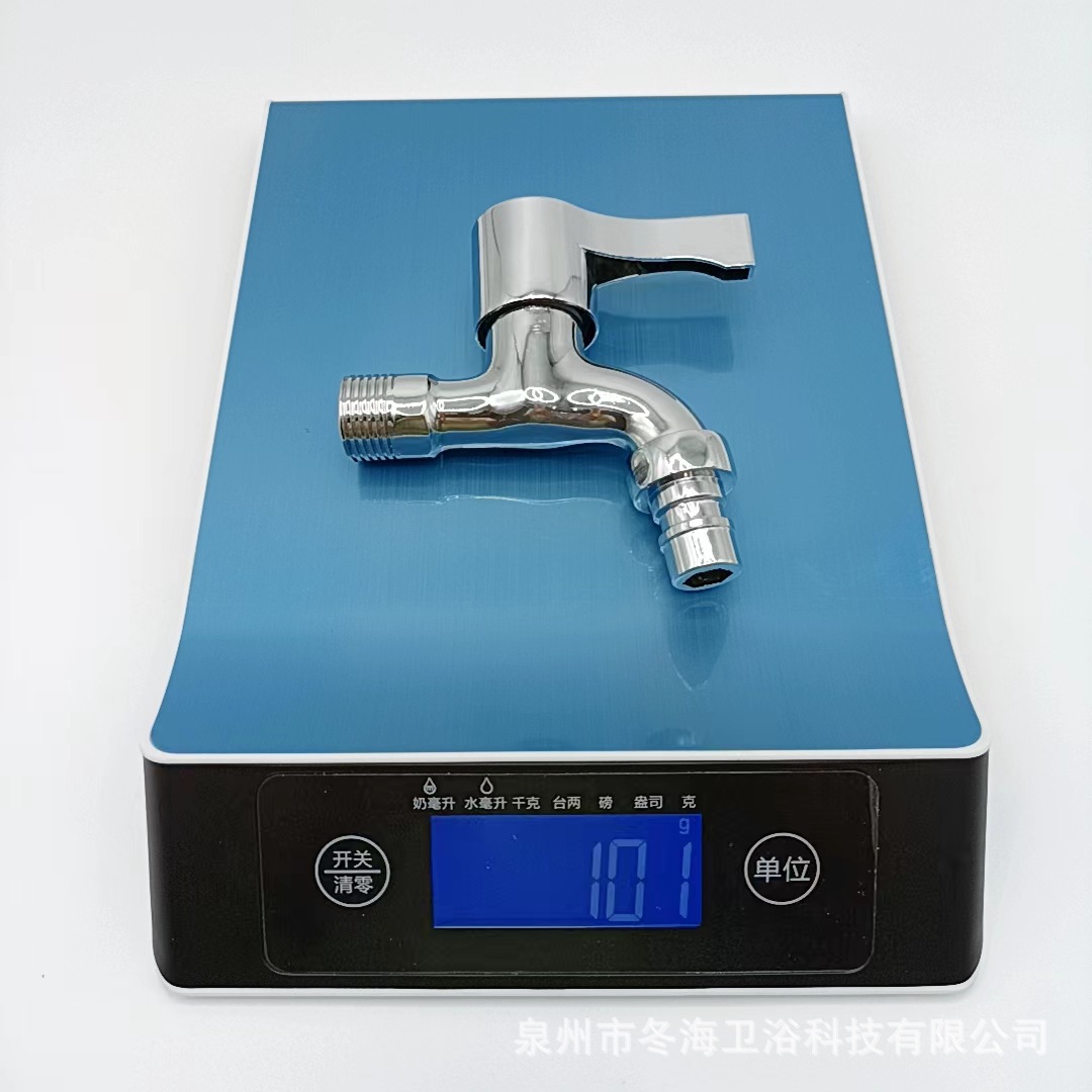 厂家直供外贸跨境款电镀工程款洗手盆拖布池洗衣机快开单冷水龙头详情17