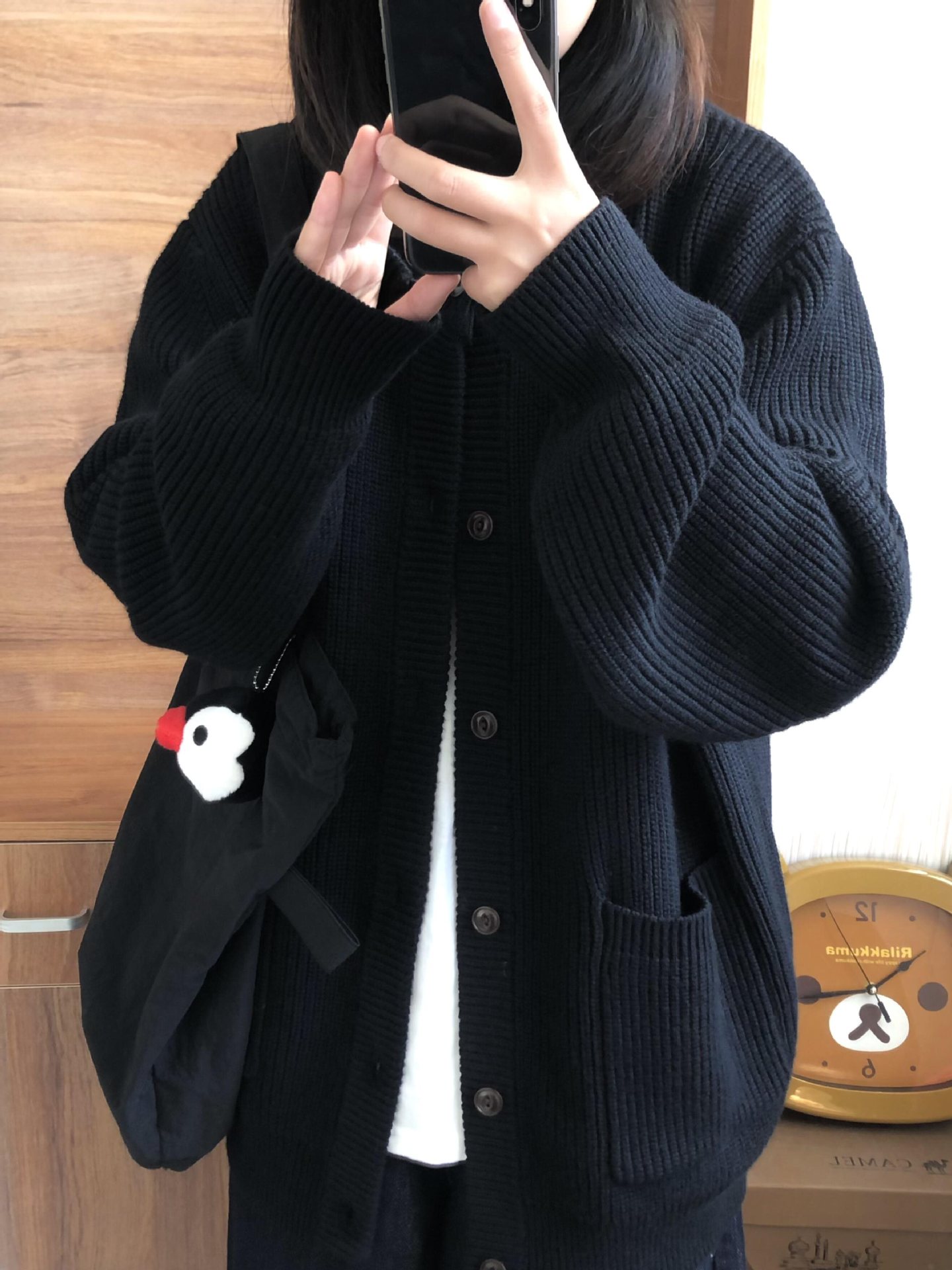 Retro heavyweight 2025 Autumn new loose and versatile sweater, thickened spring and autumn knitted cardigan casual jacket for women pic 1