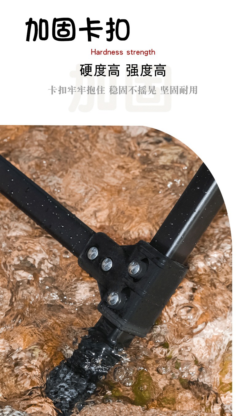 户外全拆马扎便携小马扎户外凳子野营露营折叠凳烧烤凳高凳详情6