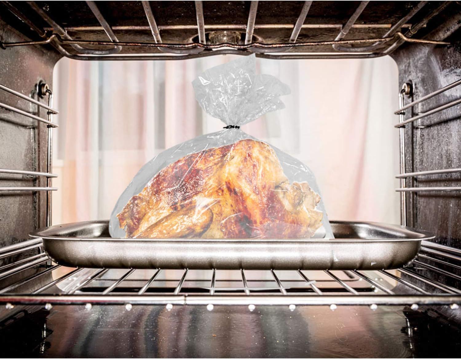 Roast chicken bag烤鸡袋耐高温烤箱袋慢炖锅烹饪加热一次性免洗详情9